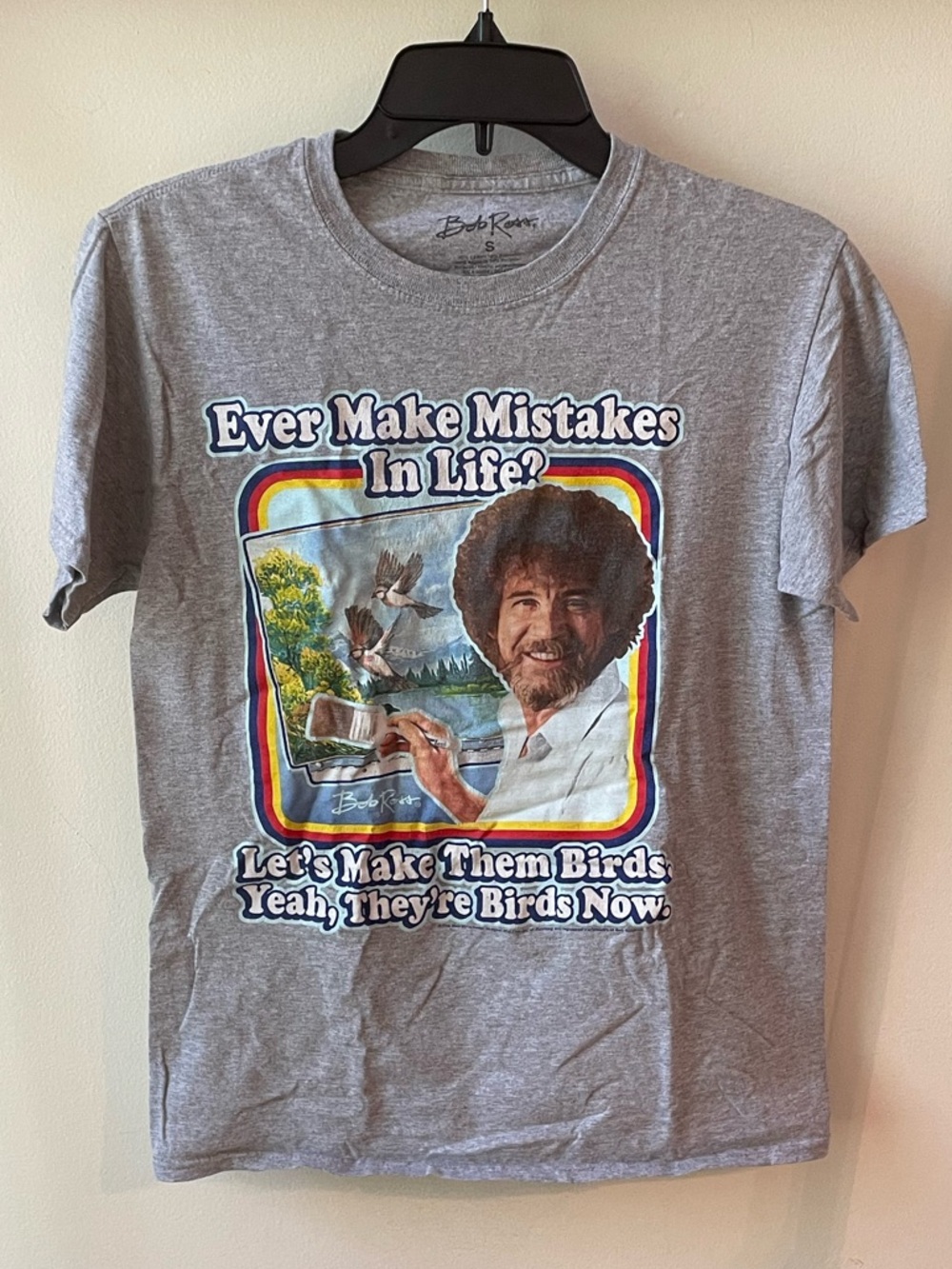 Bob Ross Funny Novelty Unisex T-Shirt